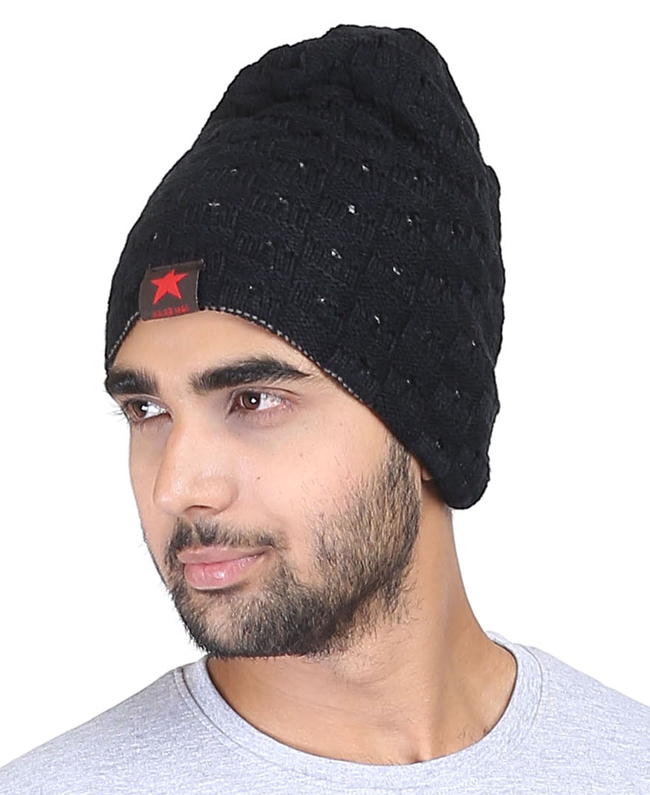 FabSeasons Beanie Cap, Skull, Winter and Woolen Cap (Black) (B016A56JPS) Amazon Price History, Amazon Price Tracker