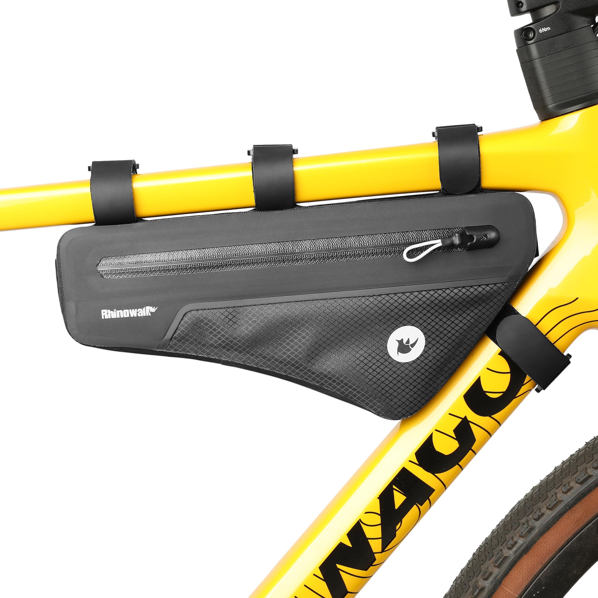 abamita Bike Frame Bag Waterproof Top Tube Bag Triangle Bags for MTB Road Gravel Bike Cycling to Work and Outdoor 1.7L
