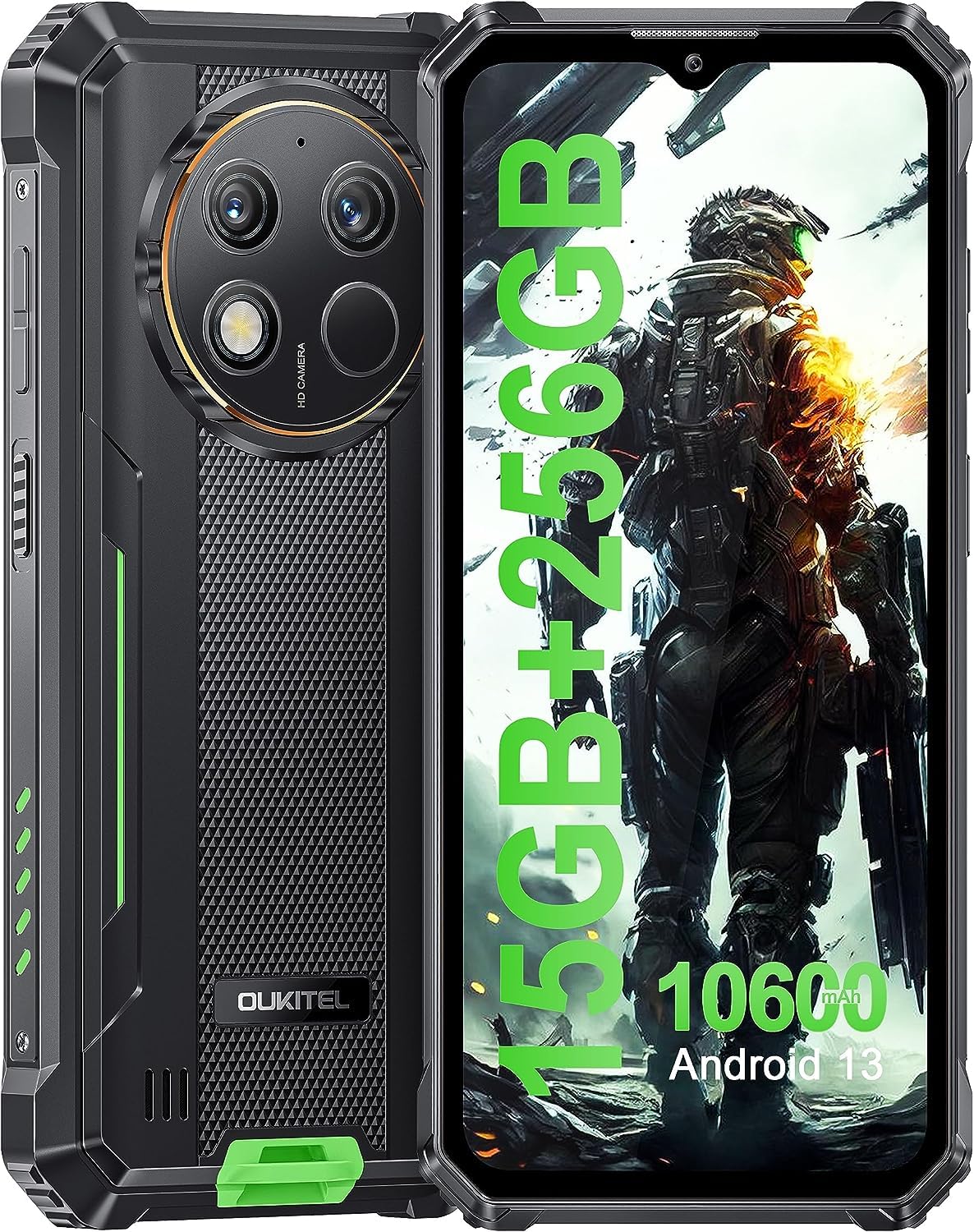 OUKITEL 　WP28　8GB 256GB 10600mAh　SIMフリ− Smartphone Oukitel WP28 256GB 8GB RAM com o Melhor Preço é