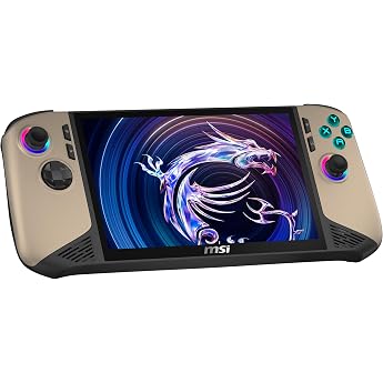 MSI Claw 8 AI + Gaming Handheld, 8 Inch FHD + 120 Hz Display, Intel Core Ultra 7 Processor 258V, 32GB RAM, 1TB SSD, Intel Arc G
