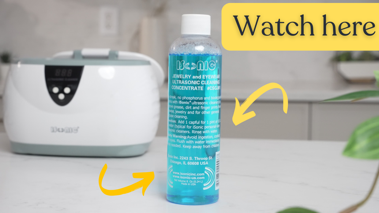 Amazon.com: iSonic Ultrasonic Jewelry & Eyeglass Cleaner Solution