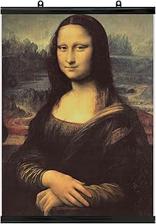 Mona Lisa Poster by Leonardo Da Vinci - Fine Art Print (LAMINATED WITH PLASTIC FRAME, 18" x 24")