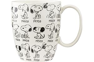 Department 56 Porcelain Peanuts Anniversary Snoopy Mug