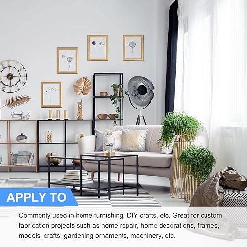 Miniatura 4 de METALLIXITY Tubo de aluminio 6063 (1.102 in de diámetro exterior x 0.984 in de diámetro interior x 7.874 in de largo), 4 piezas, tubo redondo de