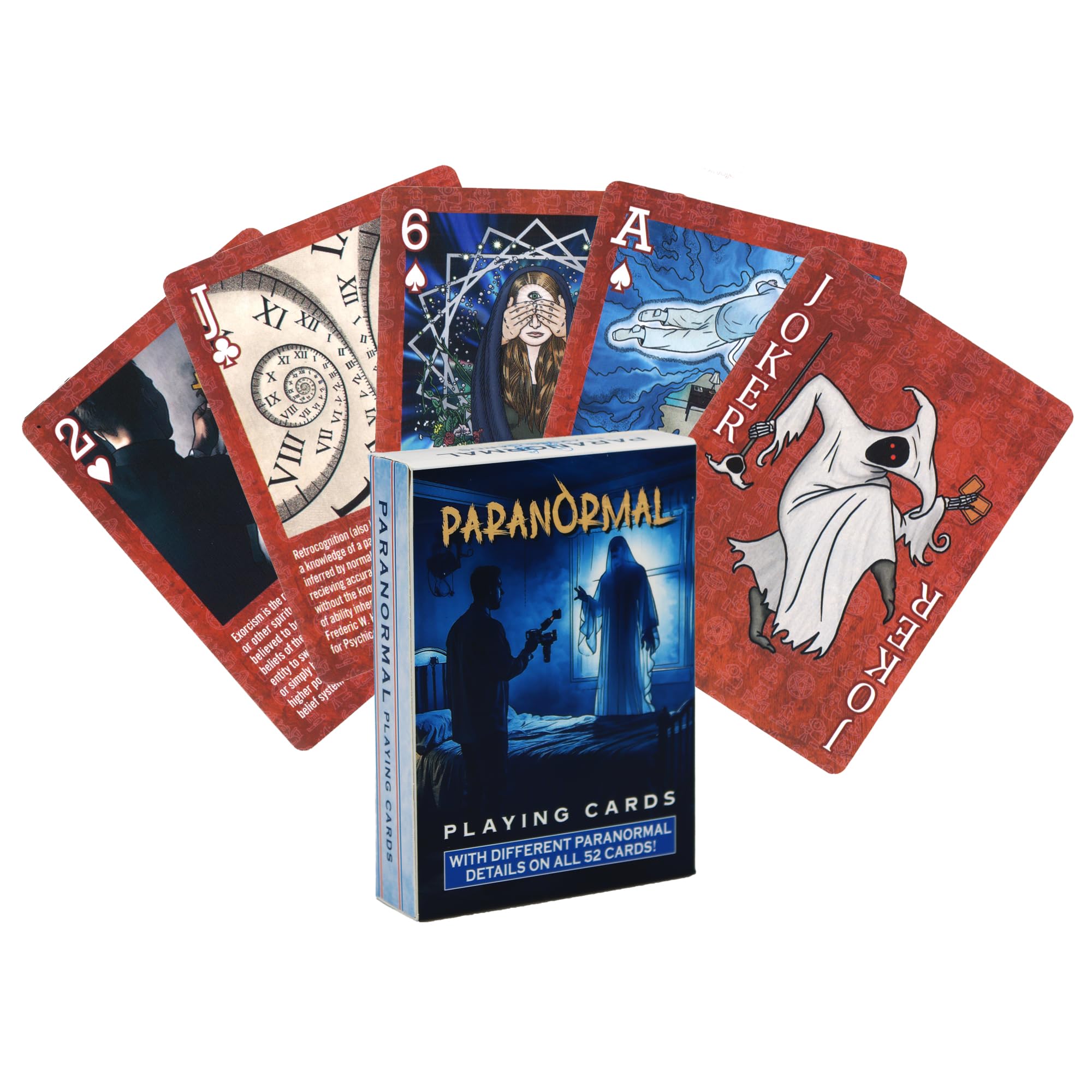 Paradise Cay Publications, Inc. Jeu de cartes - Jeu de 52 cartes standard (paranormal)