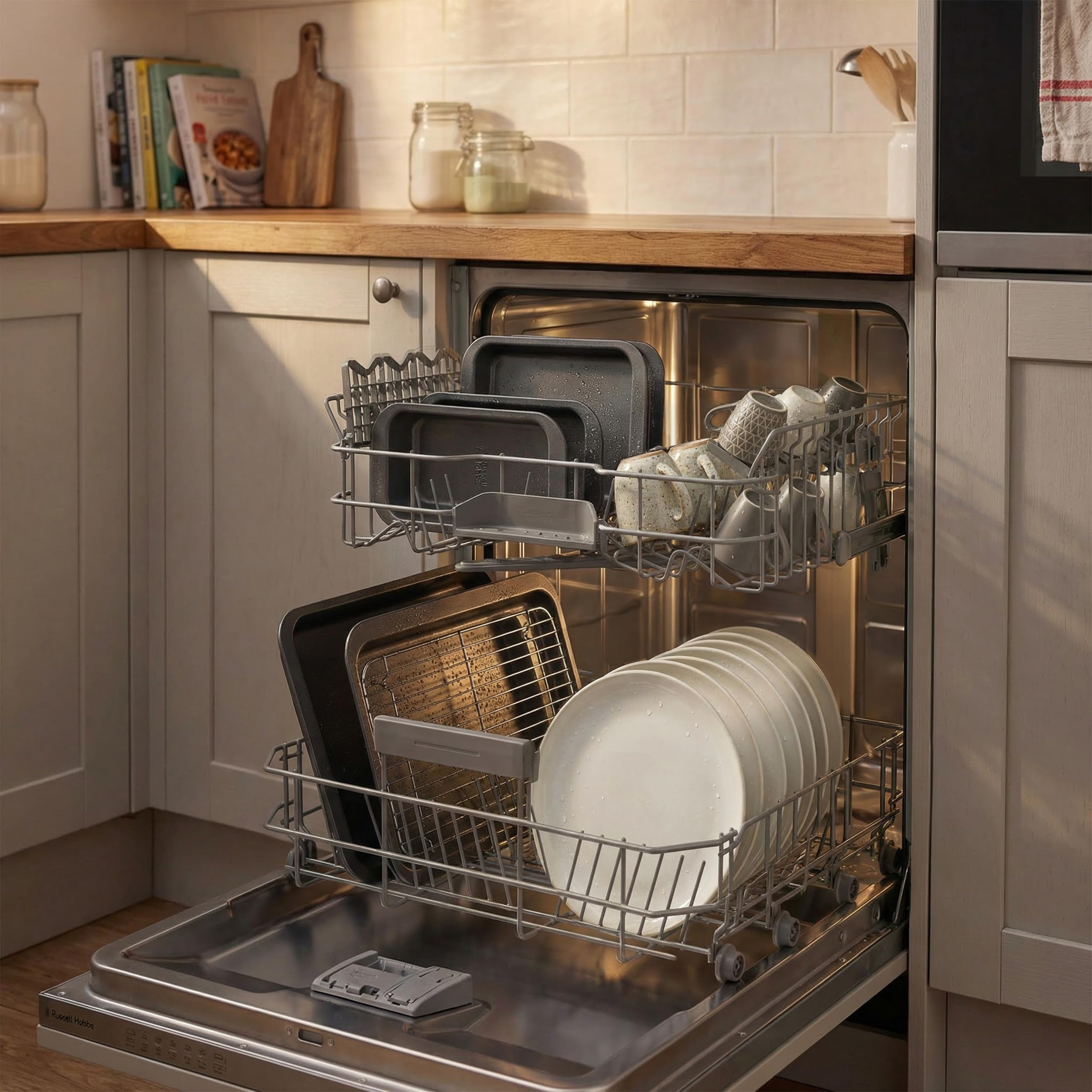 Russell Hobbs Zestaw do pieczenia 7 elem., stal węglowa nieprzywierająca