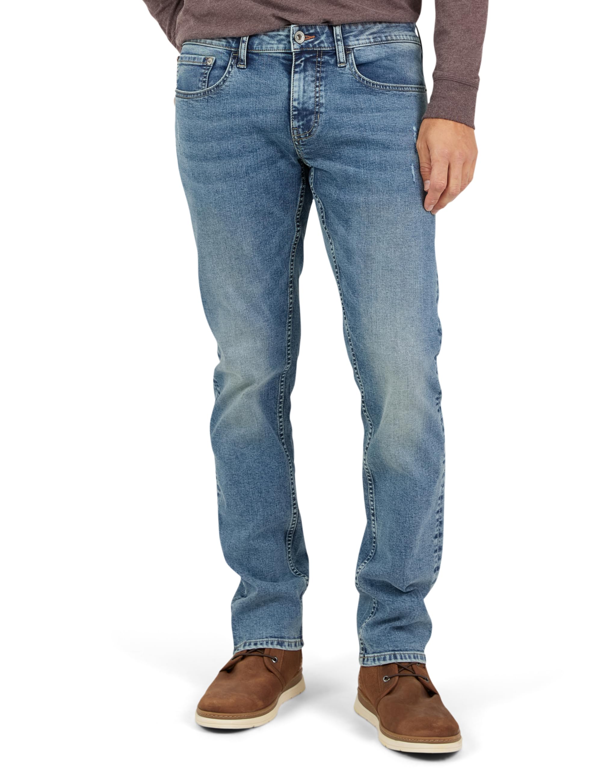 Weatherproof Vintage Mens Jeans Slim Fit - Super-Soft Stretch Denim Pants | Men's Straight Leg Jean with All-Way Stretch