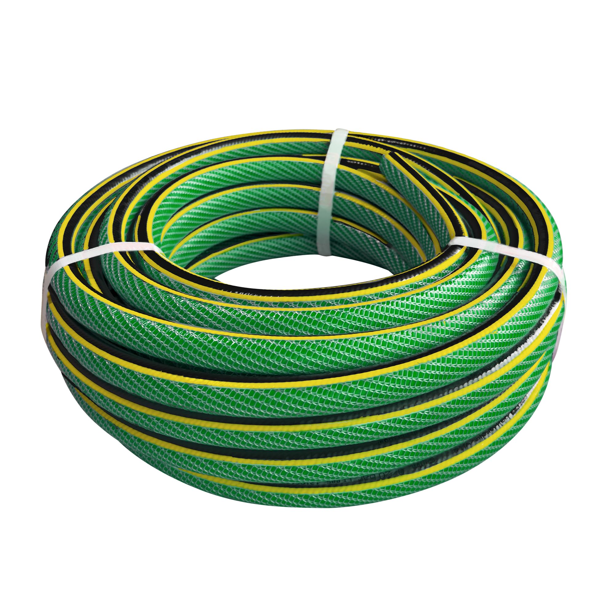 Jardibric - Tuyau d'Arrosage 5 Couches Ø19mm 25m PRO - Guipé Tricoté, Résistant 30 bar, -20°C à 60°C, Anti-UV et Anti-Algues - Flexible et Adapté Toutes Saisons