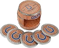 Vista 27 de NFL Team Logo 5-Pack Barrel Beverage Drink Coaster Set