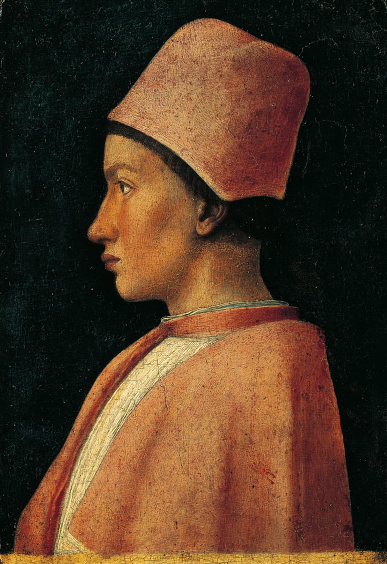 Artxlxxbn No Frame Famous Art Print Poster Vintage Wall Art Portrait Of Francesco Gonzaga By Andrea Mantegna Canvas Art Poster For Home Decor 60X90cm
