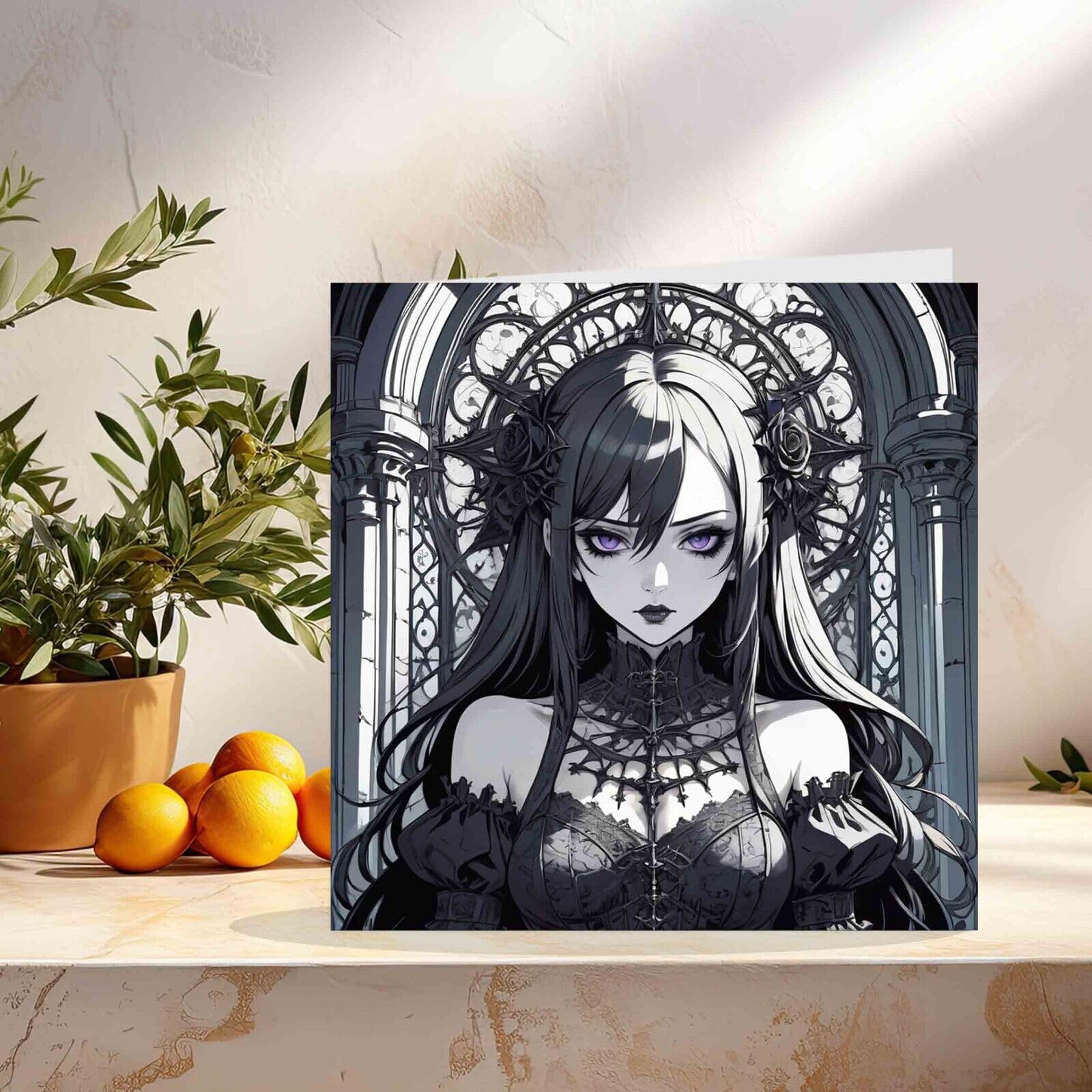 Carte Anniversaire Halloween Anniversaire Gothique Carte D'anniversaire Carte De Voeux Invitation Anniversaire Kpop Demon Hunters