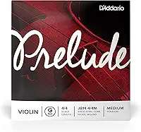 Corda Avulsa Para Violino SOL Com Cobertura de Niquel D’Addario Bowed Prelude J814 4/4M