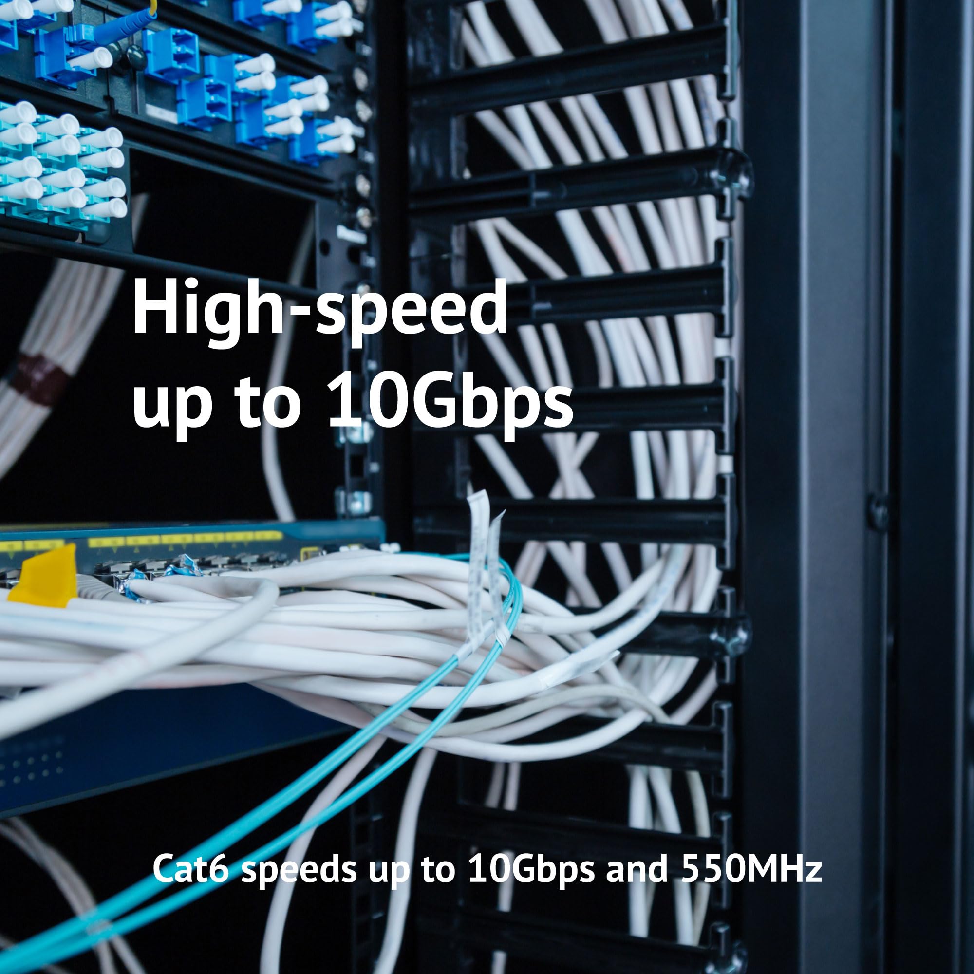JAVEX Cable Ethernet CAT6 UTP para exteriores (1000 pies), 550 MHz, 23 AWG, CCA Ethernet a granel, 305 m, color blanco