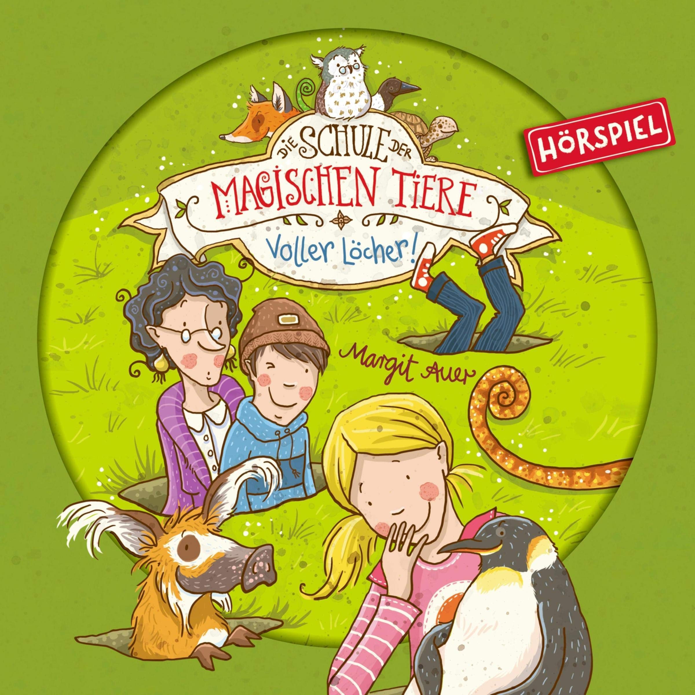 Cover art for Voller Löcher!: Die Schule der magischen Tiere 2