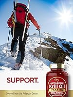 Vista 9 de Carlyle Aceite de Krill Antártico 2000 mg 120 Cápsulas Blandas Omega-3 EPA, DHA, con Suplemento de Astaxantina Procedente de Krill Rojo Máxima