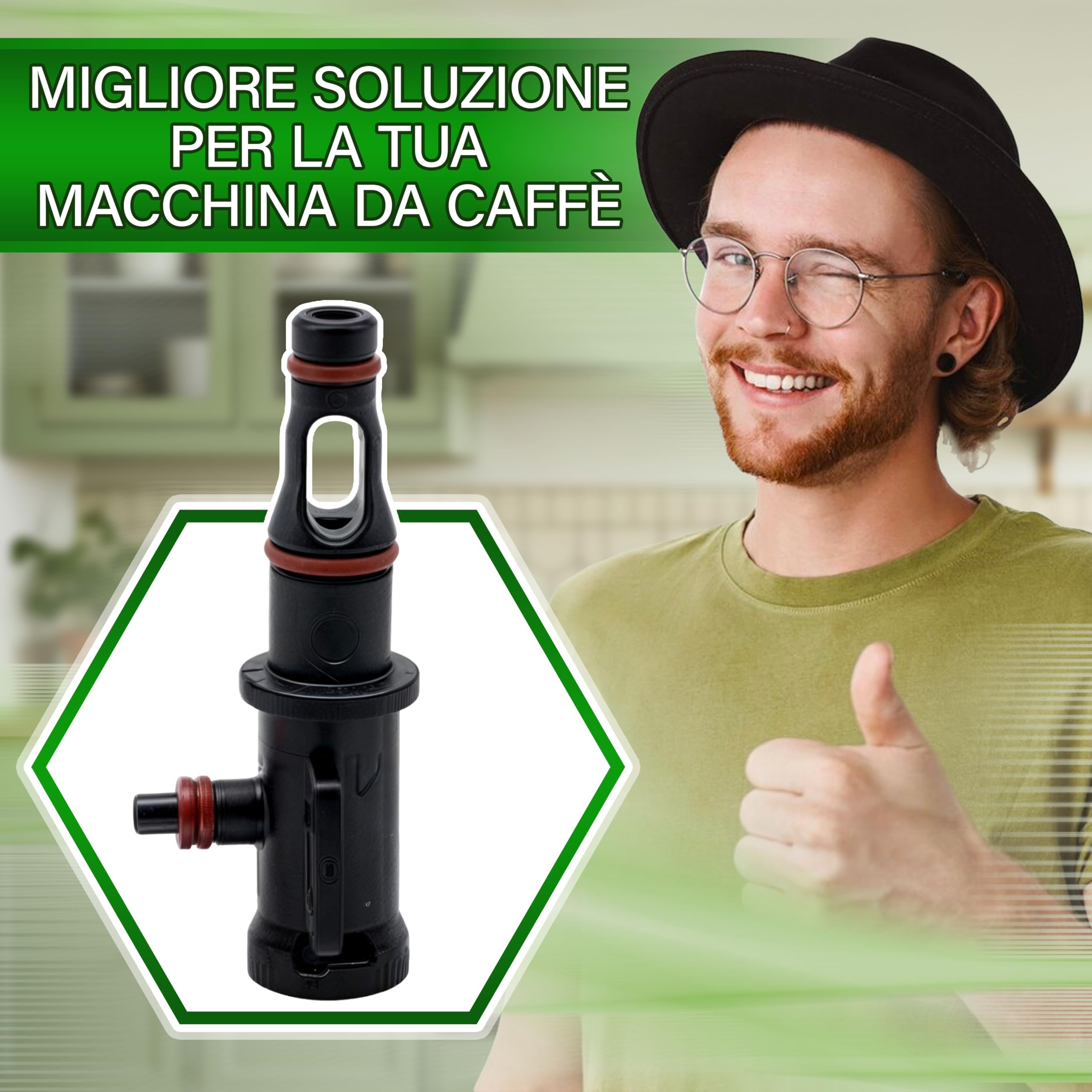 Raccordo Acqua Completo per Macchina Caffè Automatica di Codice Originale 421946011491 421945000221 per Philips per Saeco per Modelli Minuto Moltio Incanto PicoBaristo - Garanzia di 5 Anni - ONIX TECH