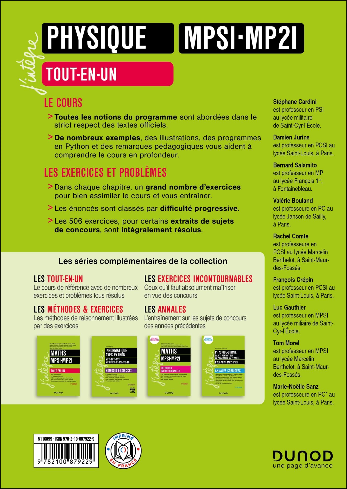 Physique tout-en-un MPSI-MP2I 3e éd.