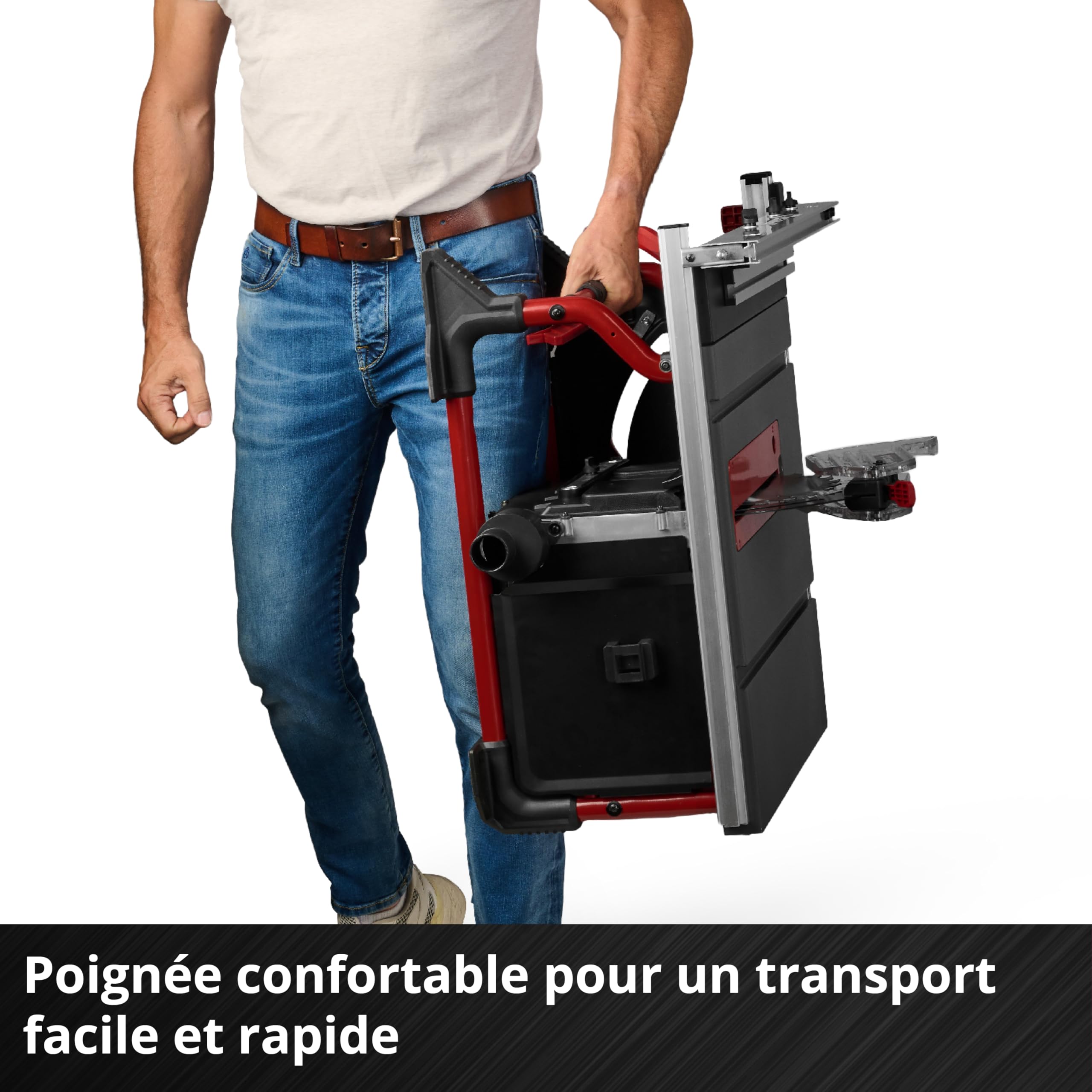 Einhell TE-TS 36/10 T Scie circulaire sur table sans fil 36 V lame Ø 254 mm hauteur de coupe 89 mm inclinaison 45° Li-Solo Power X-Change