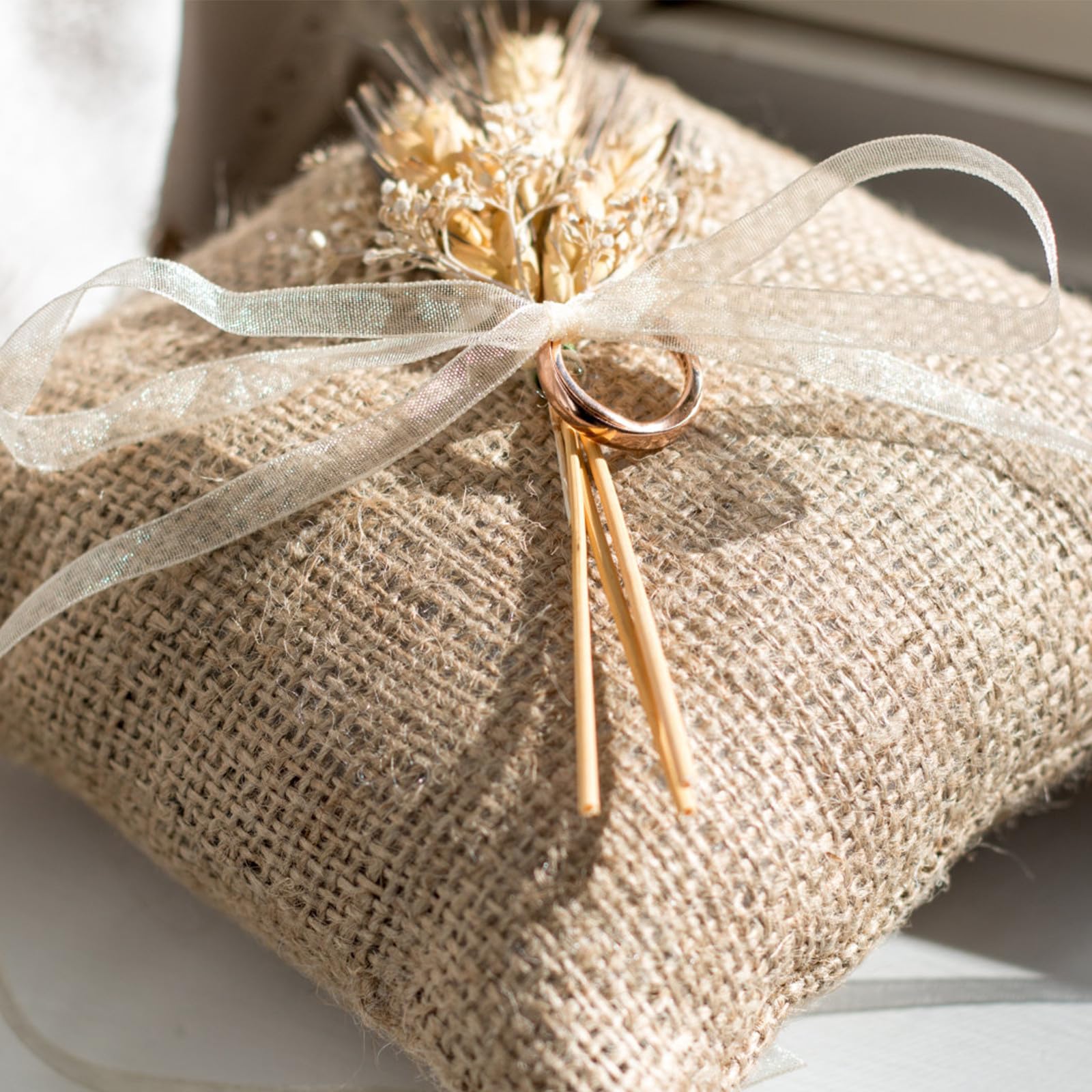 Zerodeko Tischläufer Tischdekoration Rustikaler aus Jute 30cm X 10m Rolle Leicht Zuschneidbar und Tragbar im Landhausstil für Hochzeit und Party