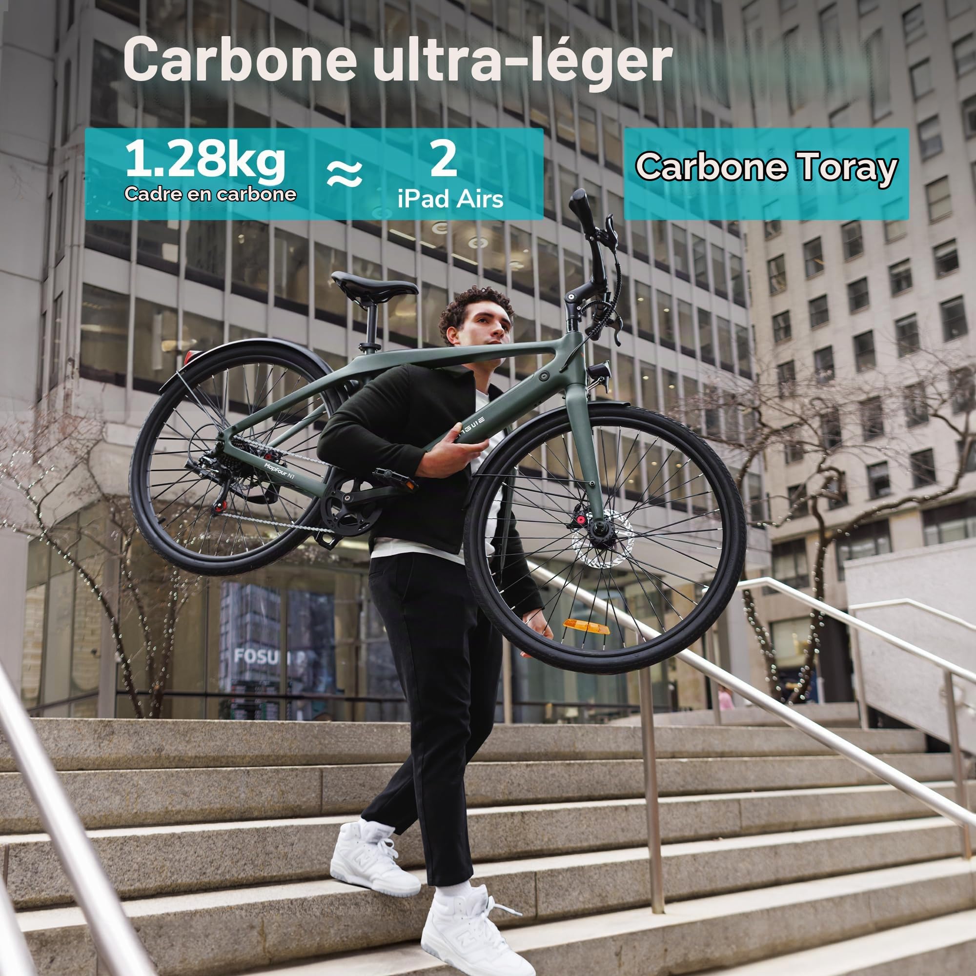 ENGWE Velo Electrique-Vélo électrique avec Batterie 36V 10Ah, VTT Homme Adulte avec Support de Couple, Transmission à 7 Vitesses avec APP et Bluetooth, BIS 100km,N1 AIR