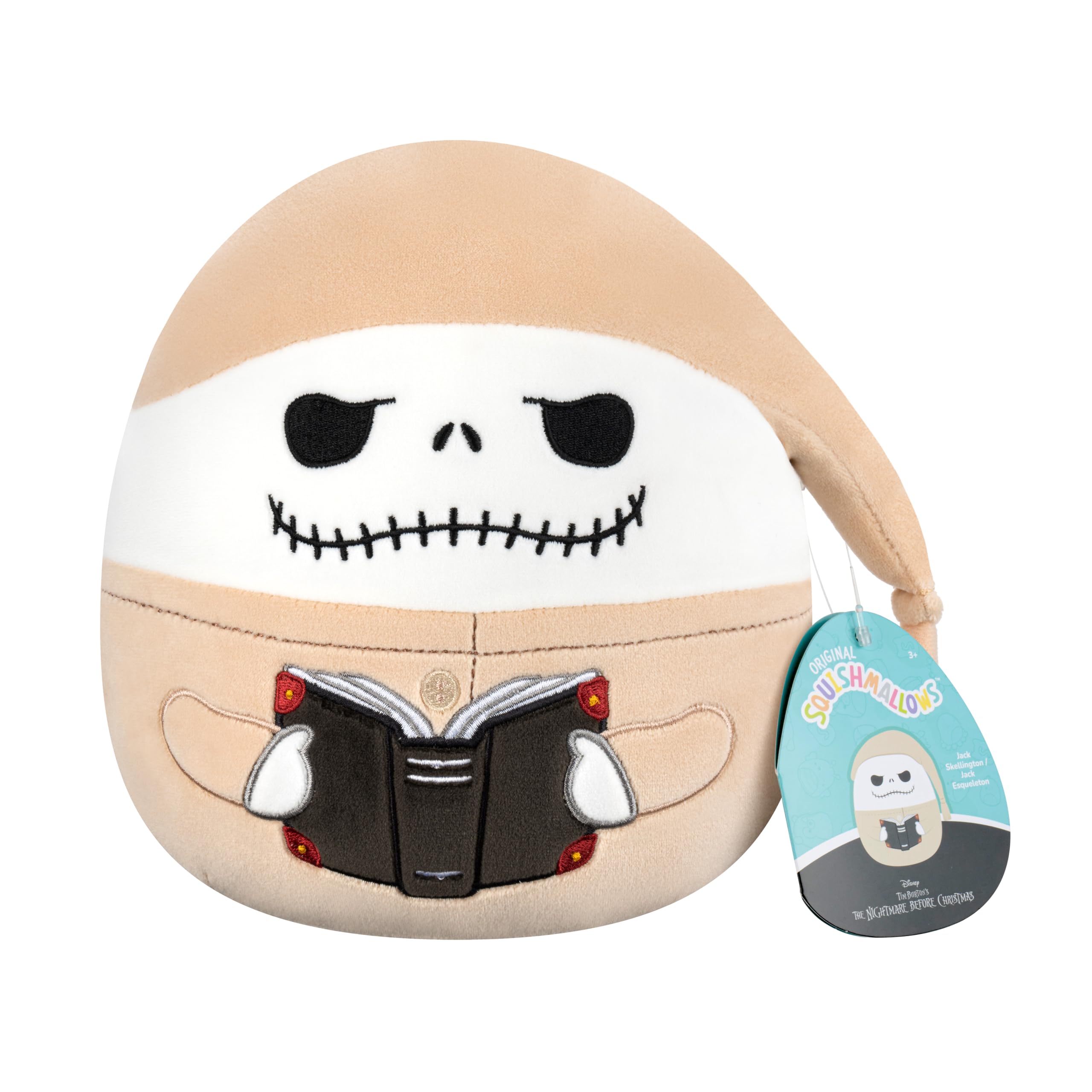 Squishmallows Original 8-Inch Disney Jack Skellington in Pyjamas – Official Jazwares Plush (Little) — image 1