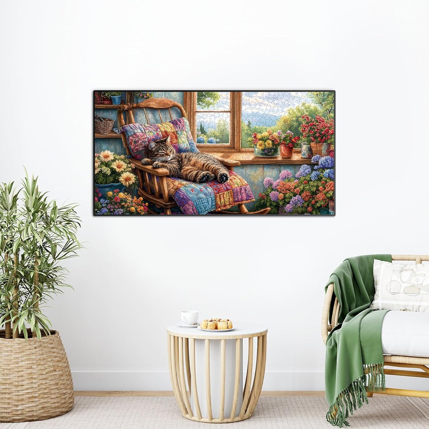 Puzzles for Adults 1000 Pieces Cat, Universe Paper Jigsaw Puzzle 1000 Pieces - Fun and Challenging Family Decoration Puzzle Great Gift Idea, Finished Size is 31.5 x 16.14 in