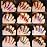 Teenitor 12 Colors Almond Press On Nails Short Length, Almond Shaped Press On Nails With Glue, Press On Nails Medium Almond, Almond Acrylic Nails Press On Almond Nails