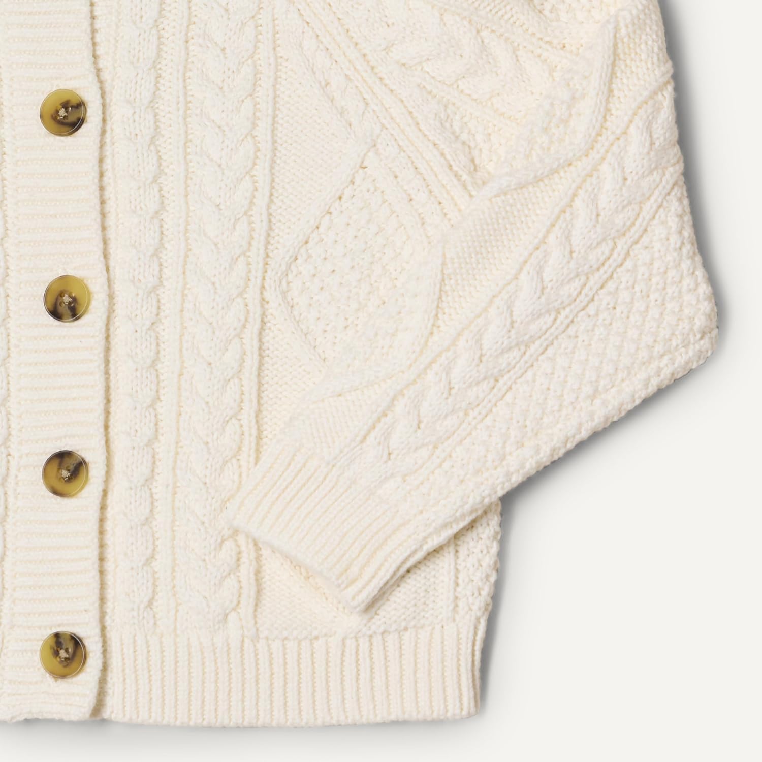 Amazon Essentials x Sofia Grainge Unisex Toddlers and Babies' Fisherman Cardigan Sweater - Image 4