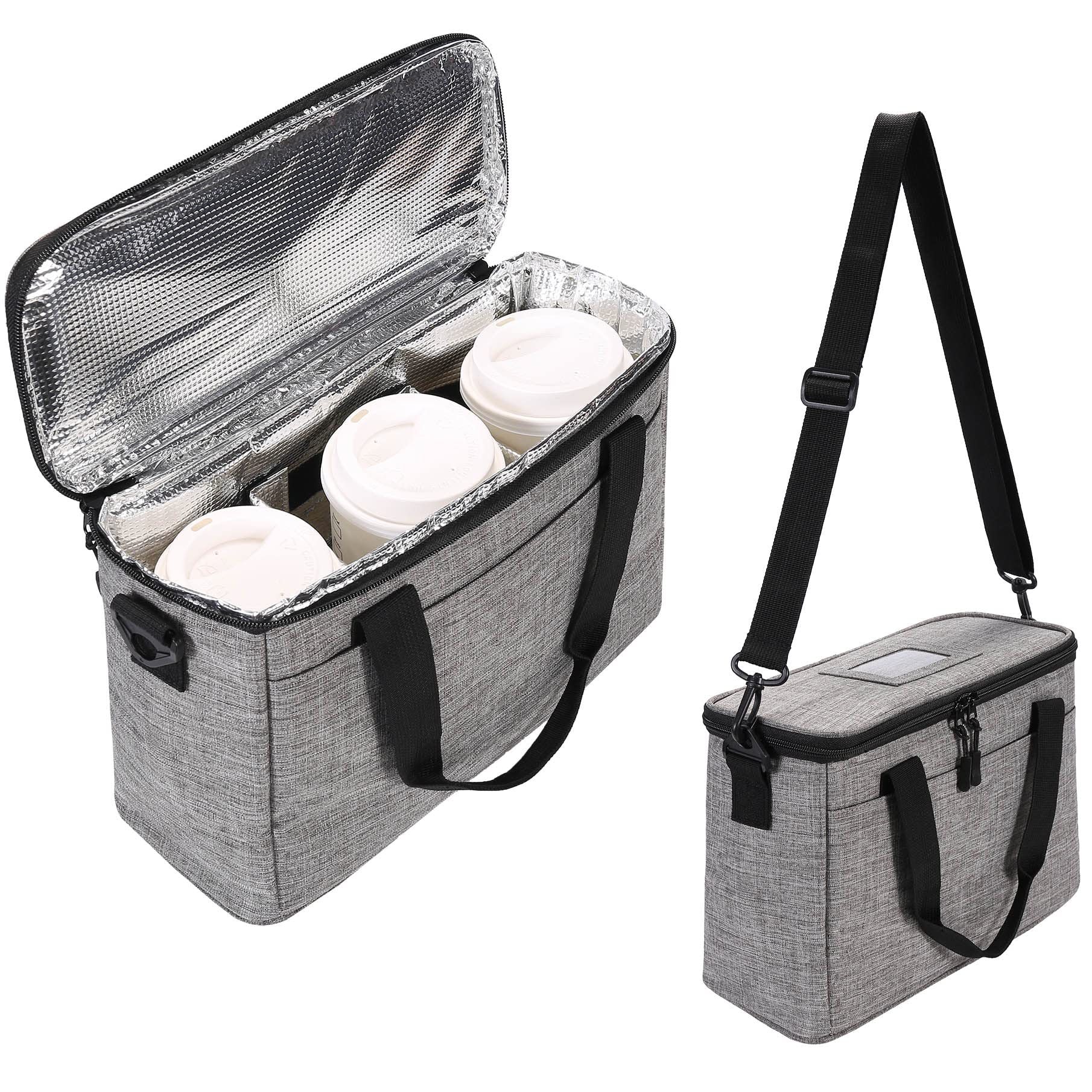 Buy Insulated Drink Carrier Bag for Delivery, Reusable Coffee Cup