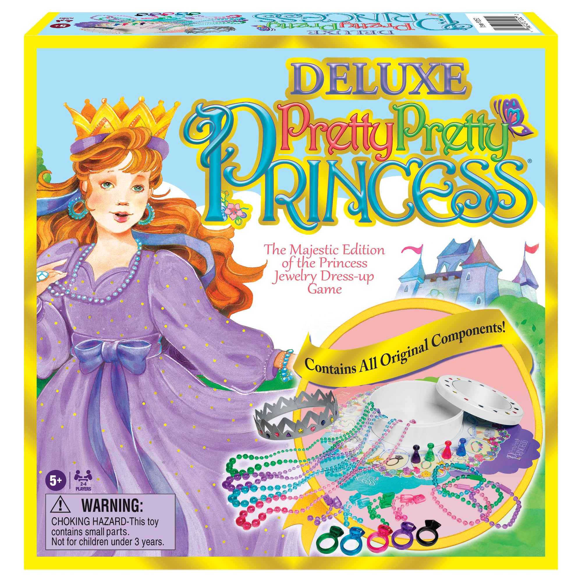 Amazon.com: Winning Moves Deluxe Pretty, Pretty, Princess Game, Majestic  Edition with Original Components and 1990's Artwork Games USA, a Delightful  Jewelry Dress-Up Game for 2-4 Players, Ages 5+ : Toys & Games