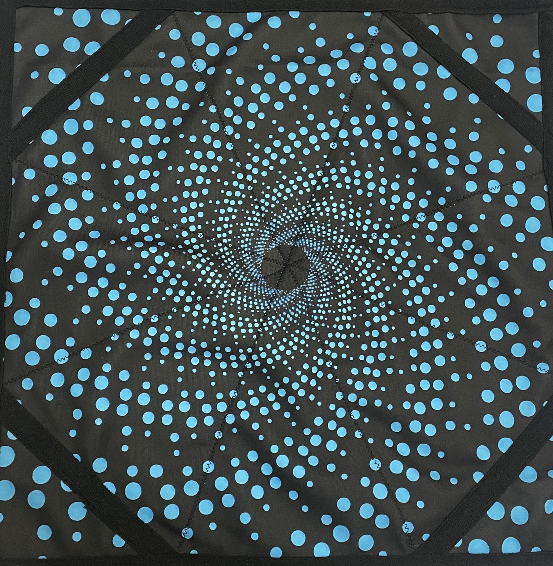 BVCY Flowstar Beginners Spinning Cloth Flow Star Juggling and Skill Toy Fingertip Rotating Flow Toy Dapo Star Blue (R01-Style2)