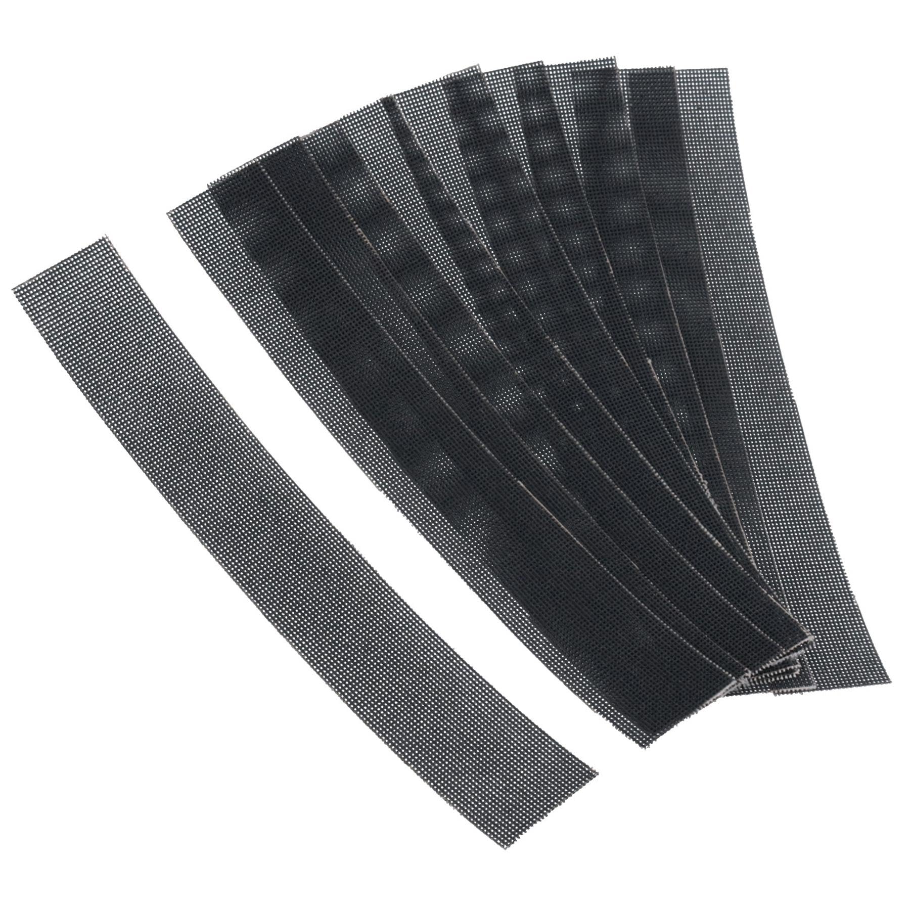 Plumbers Silicon Carbide Abrasive Cleaning Strips 250mm x 38mm 180 Grit 10pc