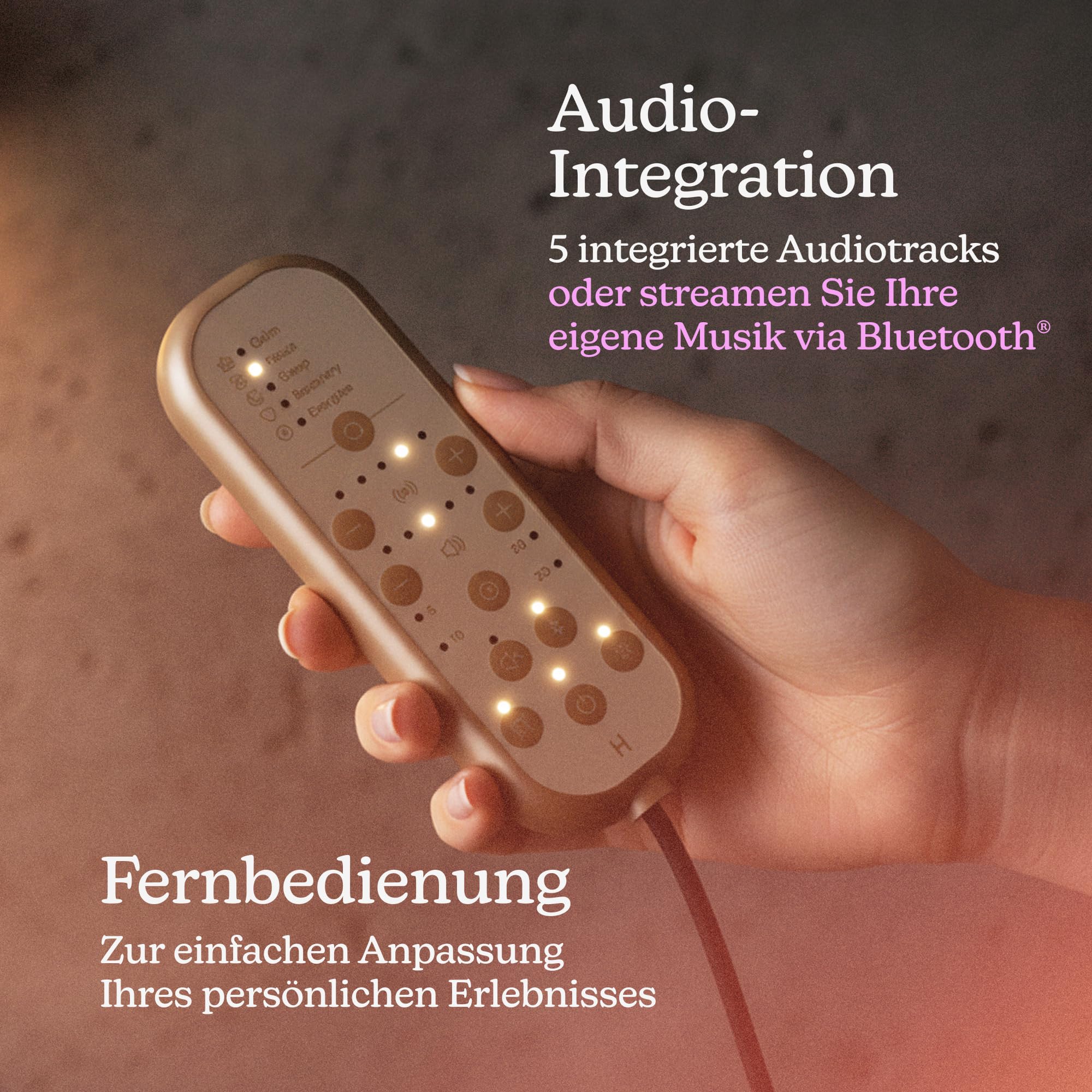 Homedics Bridge Vibroakustisches Rückenmassagekissen für den Stuhl