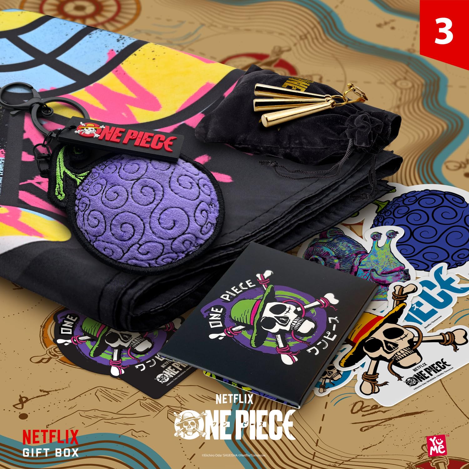 YuMe 15309 - Scatola regalo Netflix, calendario dell'Avvento con effetto sonoro, da 16 anni, 24 sorprese da 7 popolari serie Netflix