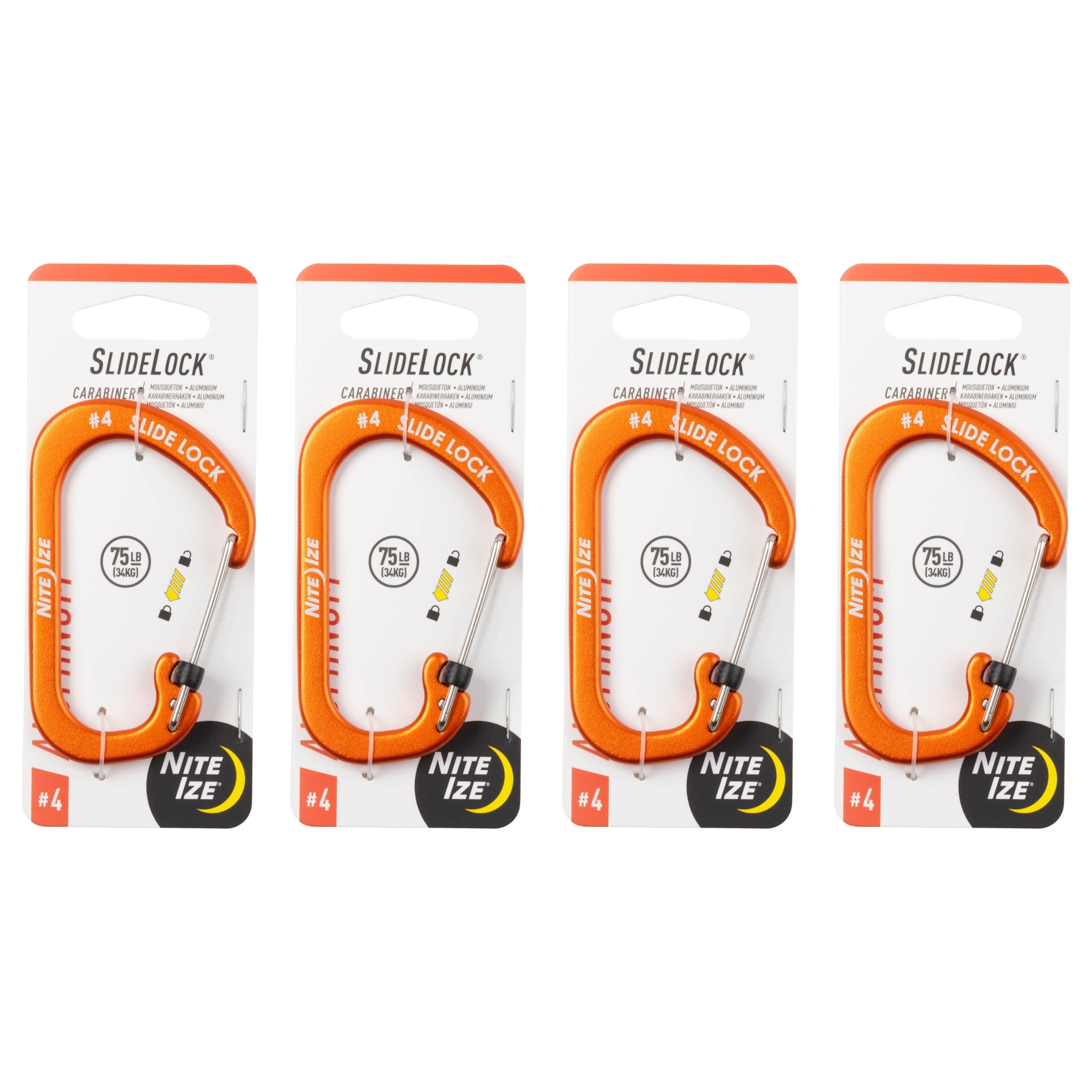 Amazon.com: Nite Ize Aluminum SlideLock Carabiner - Daily Use