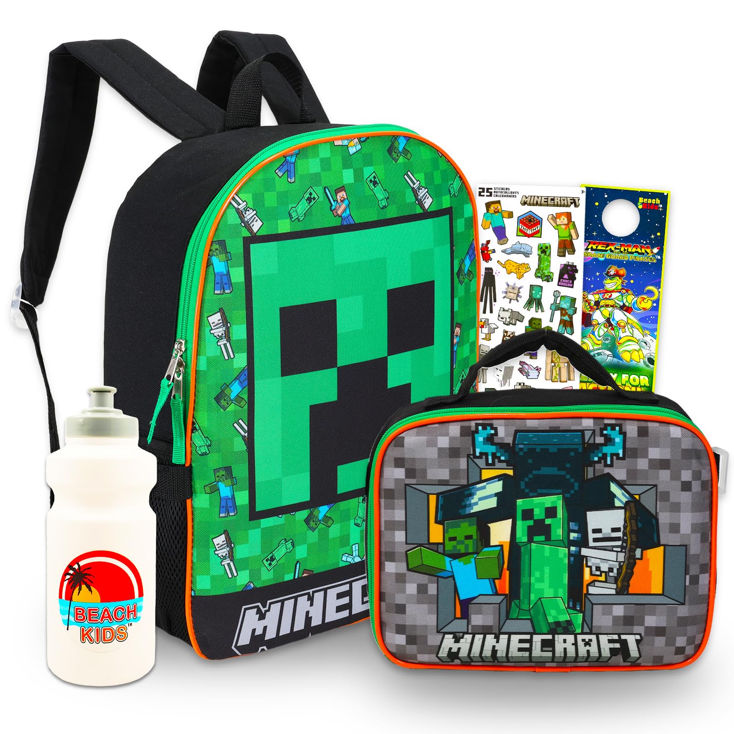 Photo 1 of ***LUNCH BOX ONLY*** Minecraft Backpack with Lunchbox Set for Boys School Bundle + More