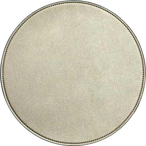 Manteles individuales de piel sintética para mesa de comedor, lavables, resistentes al calor, aislamiento térmico e impermeable, juego de 468