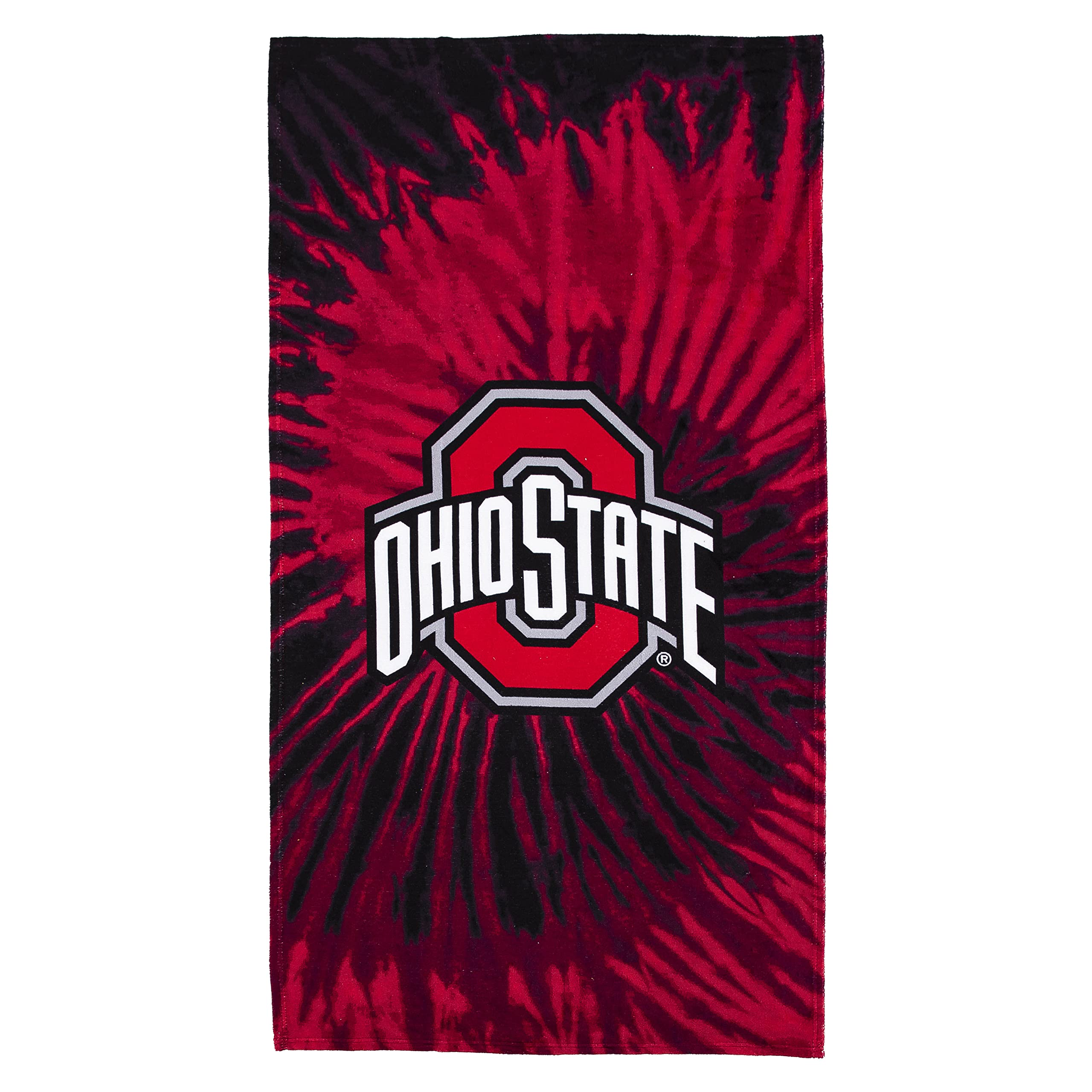 Northwest NCAA Ohio State Buckeyes Unisex-Adult Beach Towel, 30" x 60", Psychedelic
