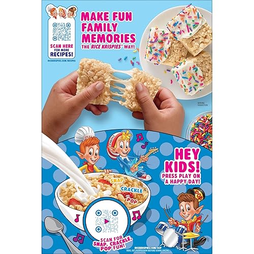 Miniatura 8 de Rice Krispies Kellogg's Frosted Krispies Cereal para desayuno, aperitivos para niños, golosinas de malvavisco, original, caja de 13 onzas (1 caja)