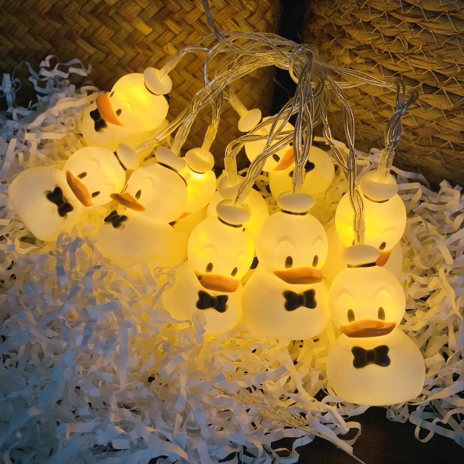 Guirlande Lumineuse Canards De Noël à Piles - 1,65m 10 LED - Déco Chambre Enfant & Sapin