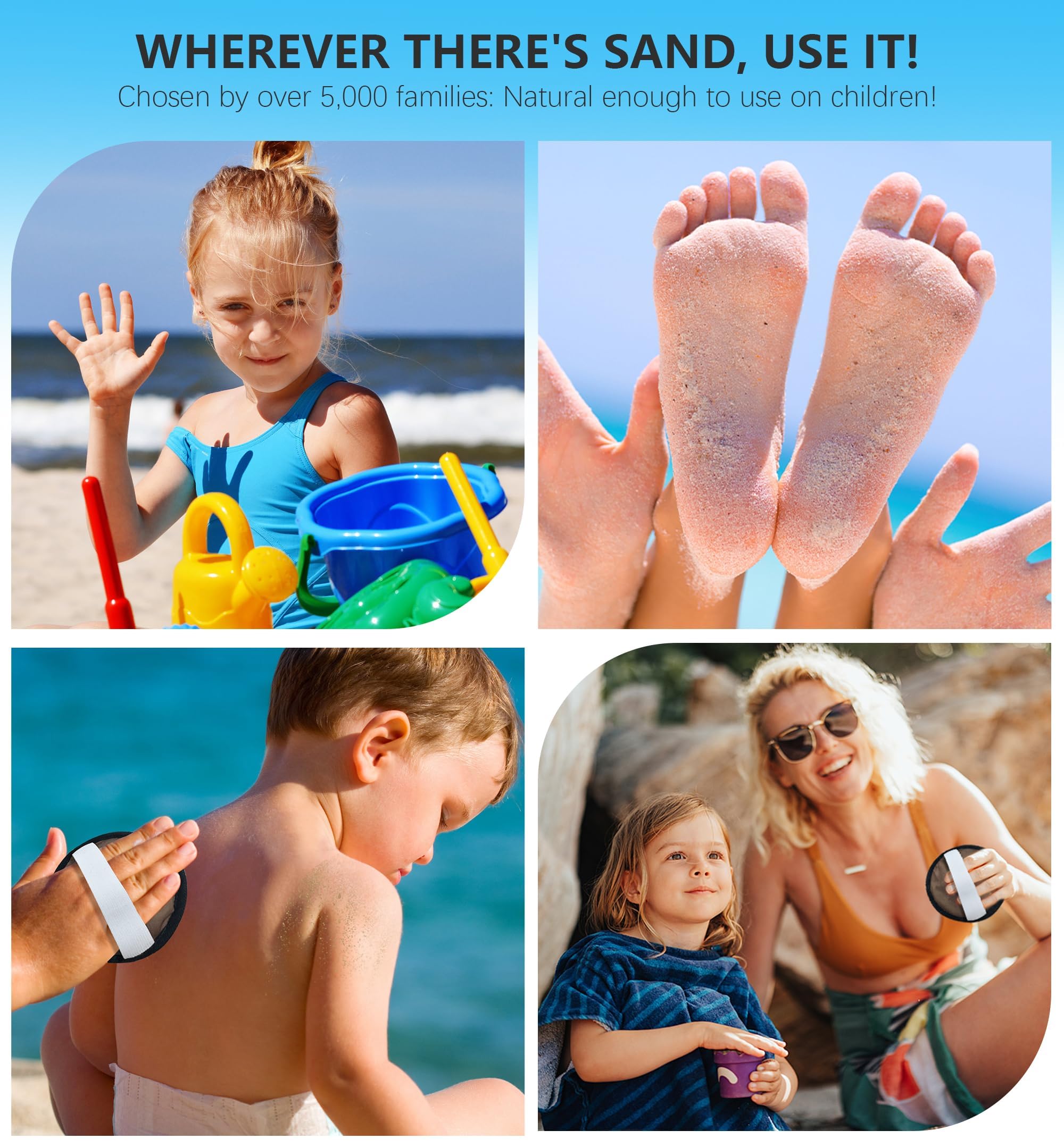Beach Sand Remover Sand Eraser Kids Men Women Family 2026 Beach Vacation Essentials Cruise Ship Must Haves Day Travel Accessories Supplies Gear Stuff Necessities Items Thing Gadgets Wear Needs Gift