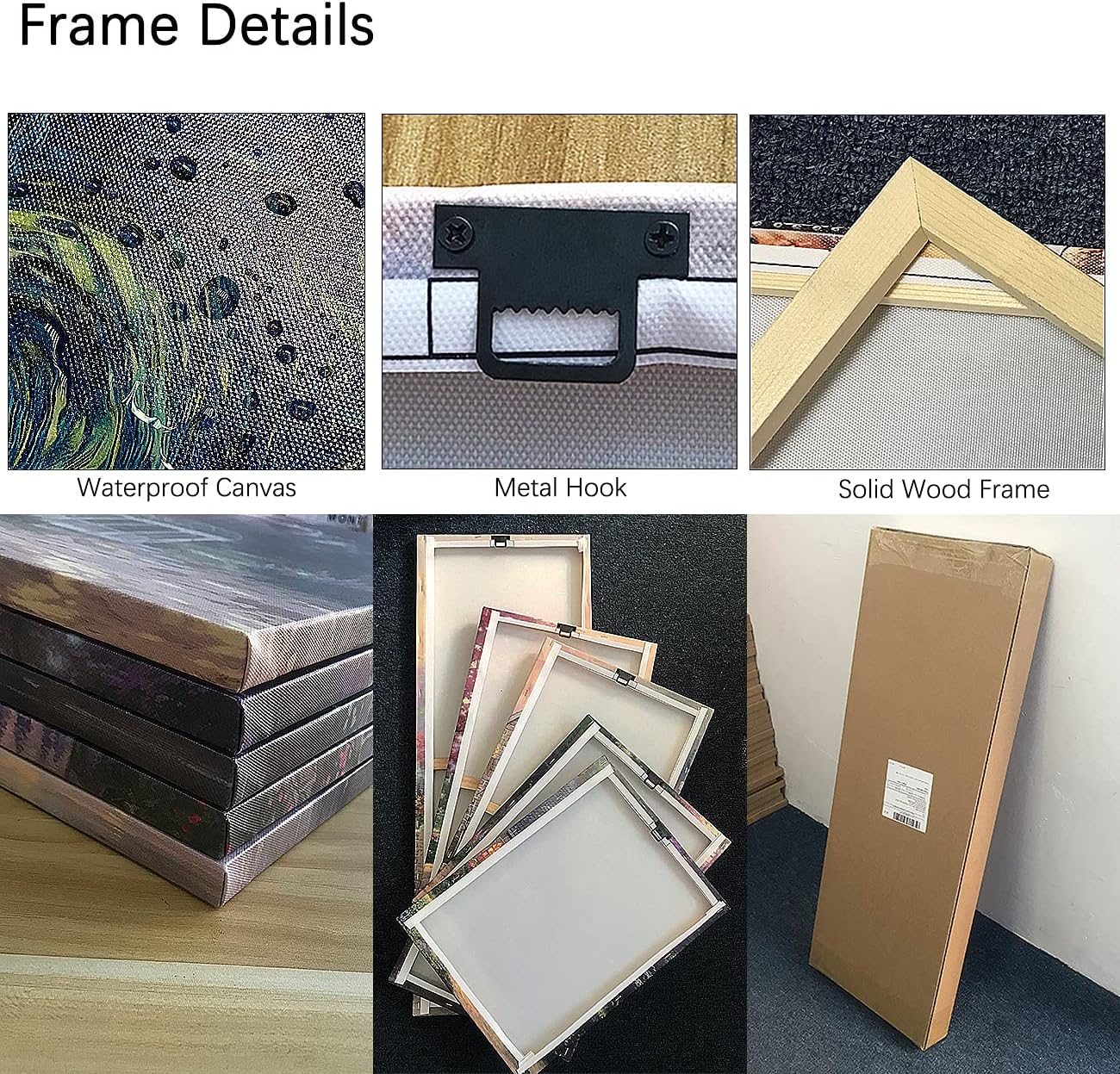 Custom Canvas Prints with Your Family Photos 5 Panel Customize Wall Art Picture Personalized Customized Canvas Poster Custom Wall Paintings for Home Decoration (No Frame, 8x14inx2-8x18inx2-8x22inx1)