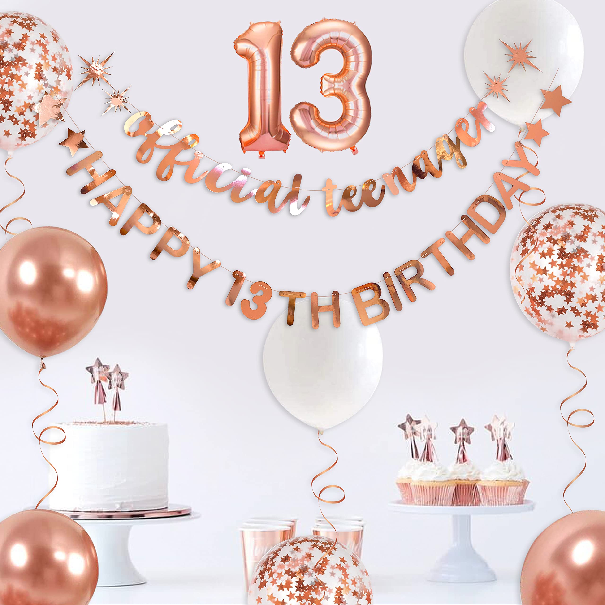 13. Geburtstag Dekoration Set – 2 Banner "Back In 2010" & "Cheers To 13" Für Veranda & Party (je Ca. 180x30 Cm)