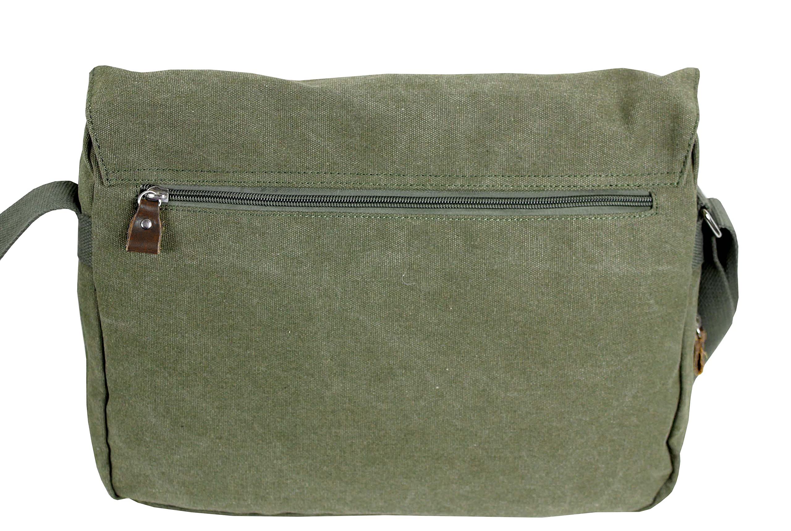 Grand sac besace sac à bandoulière unisexe toile garni cuir KATANA réf 6565 (6 coul.disp.)