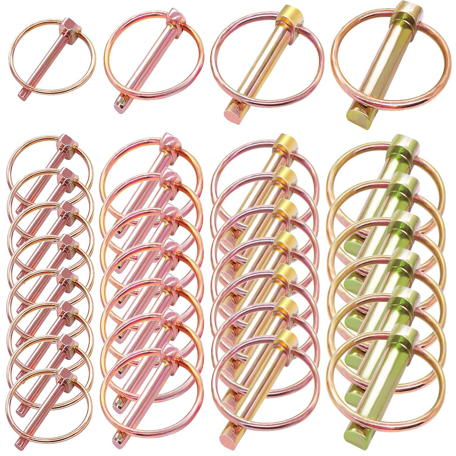 Amazon.co.jp: Twidec/50個 リンチピン 1/4インチ 3/16インチ 5/16