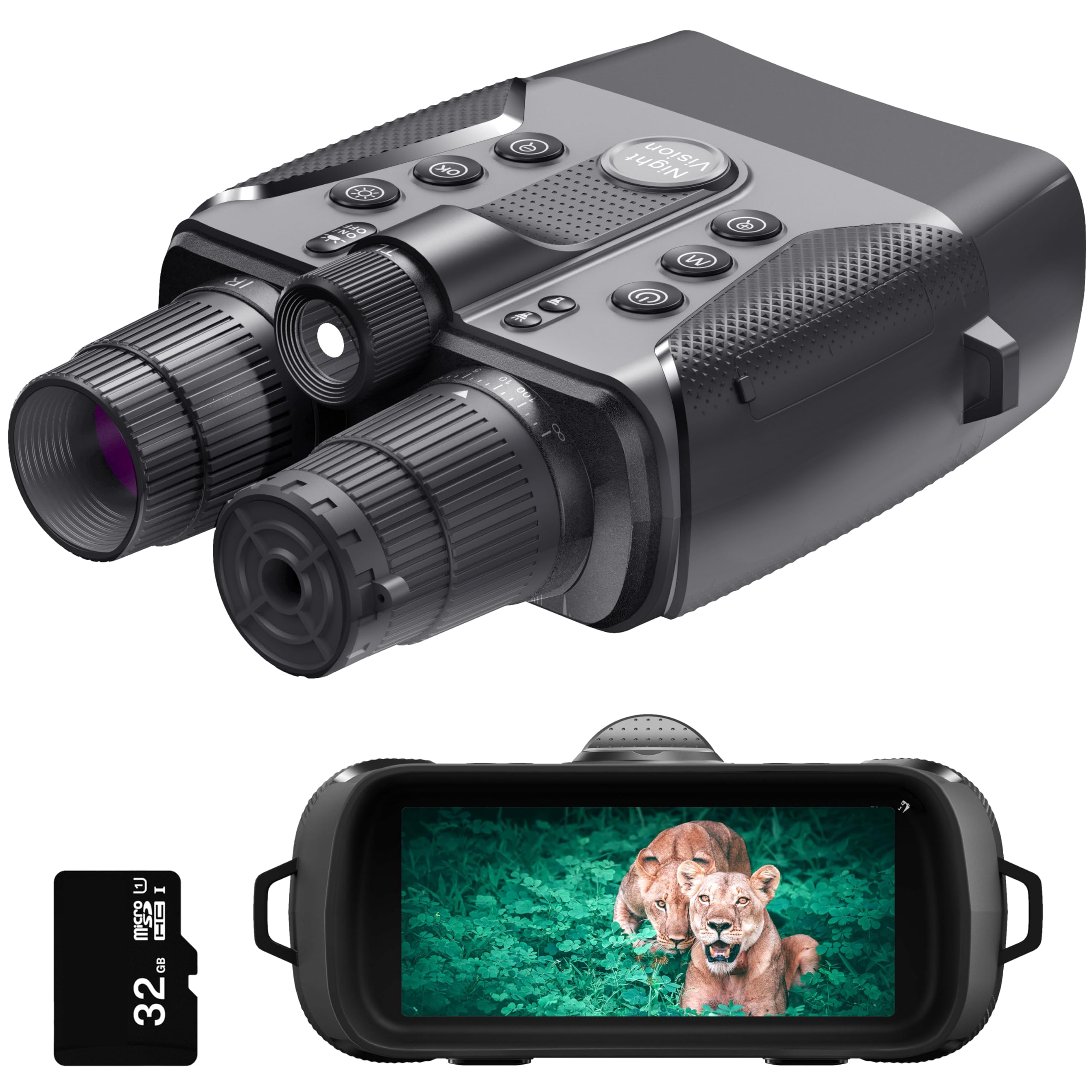 録画機能付きナイトスコープ Amazon | 録画機能付きナイトスコープ デジタル 4倍双眼鏡 動画 写真