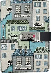 ANKOMINA Caderno de anotações Creative Cute Senha Cadeado Diário Digital Cadeado Diário com Cadeado para Mulheres Meninas, 130 Folhas/260 Páginas