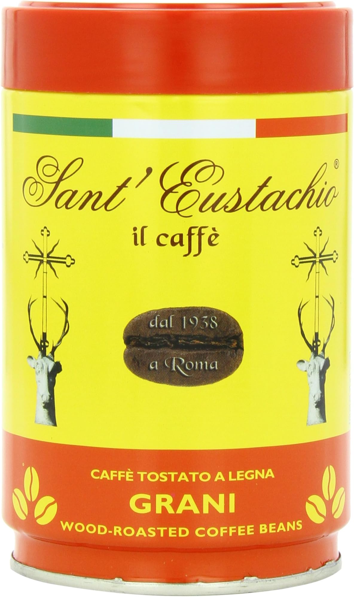 Sant Eustachio Whole Beans Coffee in Can, 8.8 Ounce