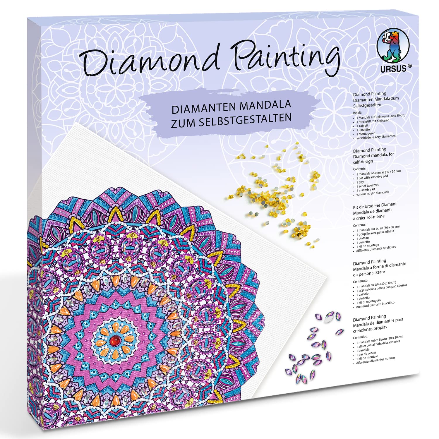 Diamond Painting 5D – Set Da 8 Sottobicchieri Fai Da Te Con Tema Cocktail, Per Adulti E Bambini - 2