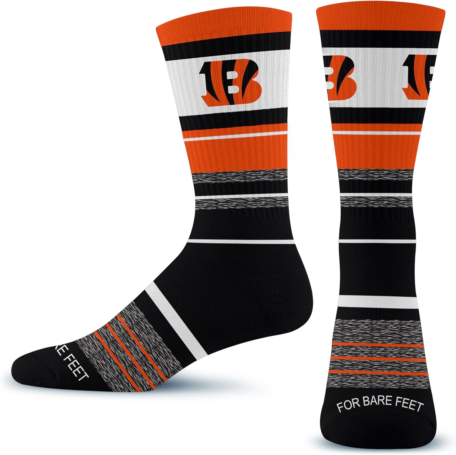 For Bare Feet NFL Unisex Nfl Friday Dress Crew Sock